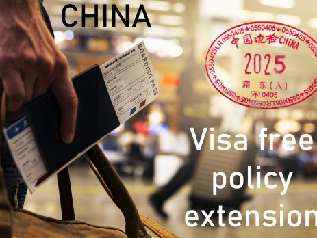 China has decided to extend visa entry exemption to 2025 for 12 countries