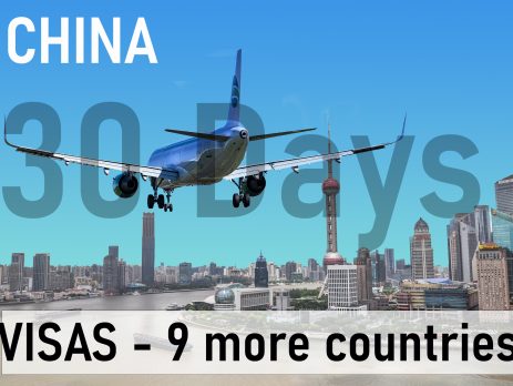 9 Additional Countries & 30 Days | China Visa-Free Policy