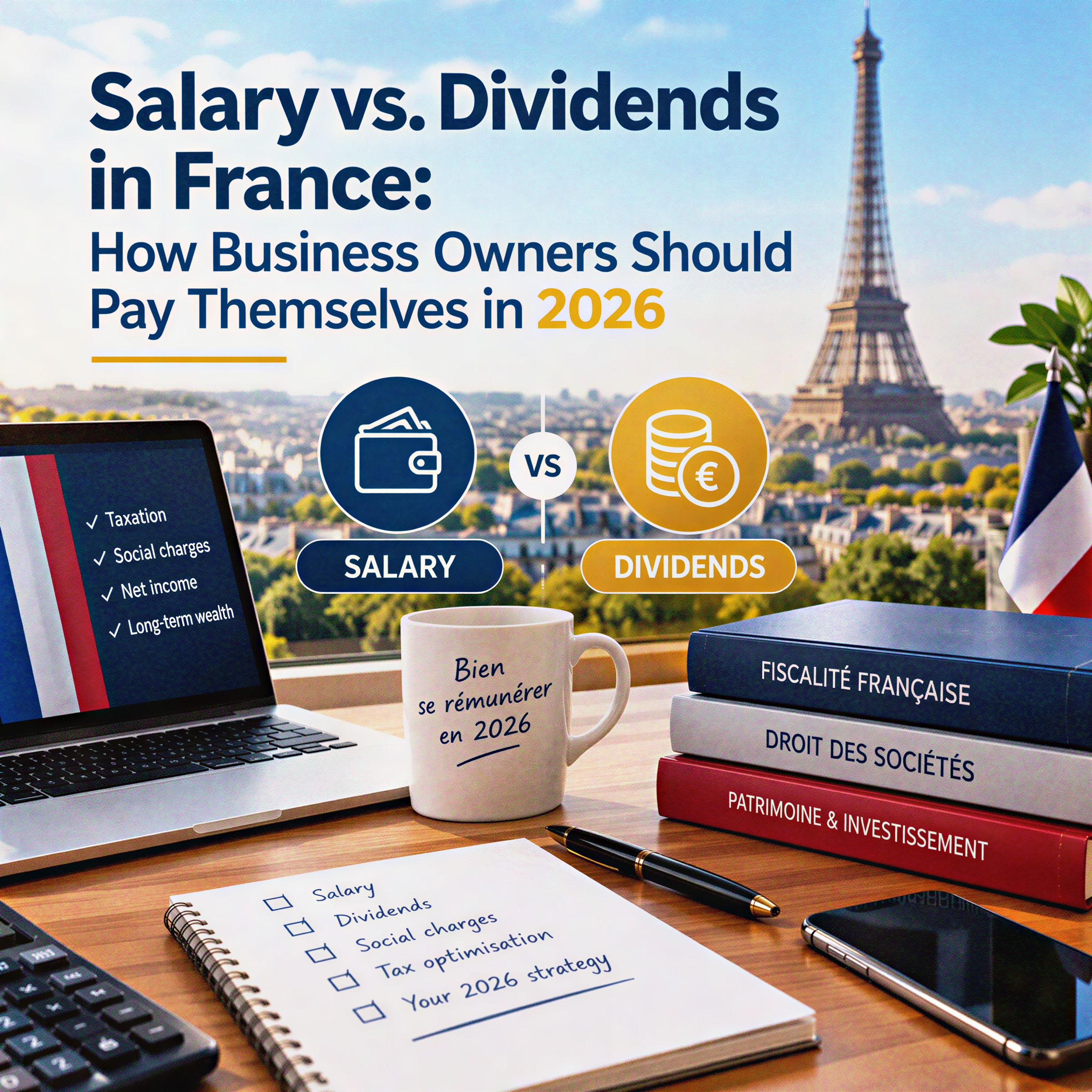 Salary vs. Dividends in France: How Business Owners Should Pay Themselves in 2026